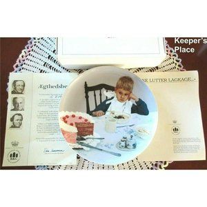 B&G Copenhagen Plate FIRST THINGS FIRST 3rd Issue In Moments Of Truth Kurt Ard